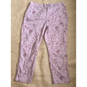 Knox Rose Dusty Light Mauve Floral Jeans Size XL Cottage Fairy Core Boho